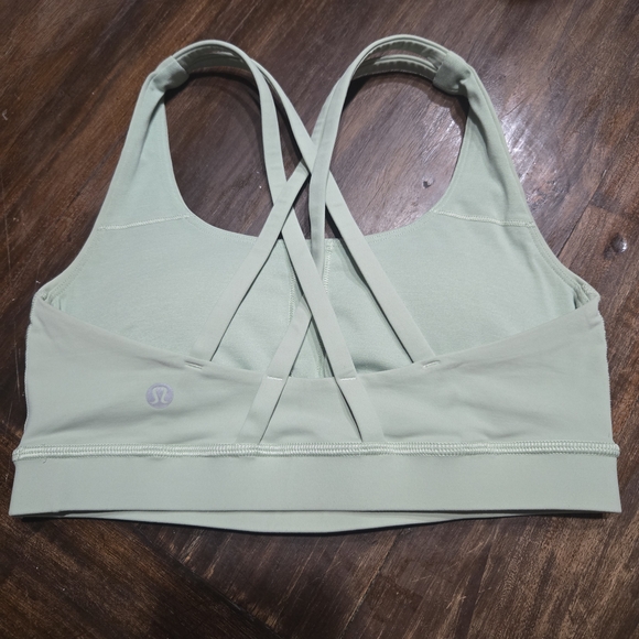 Lululemon Athletica Light Green Energy Sports Bra - Picture 2 of 4